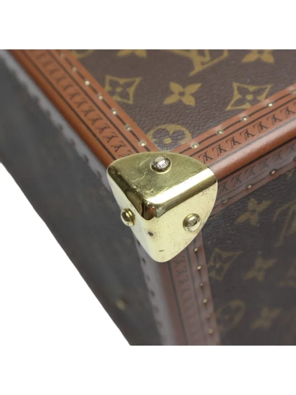 Louis Vuitton Monogram Makeup Case Boite Flacon Bag Brown